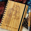 CUSTOMIZE YOUR OWN WOODEN NOTEBOOK WITH PEN