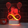 3D Led Lamp With Your Photo, Name & DOB